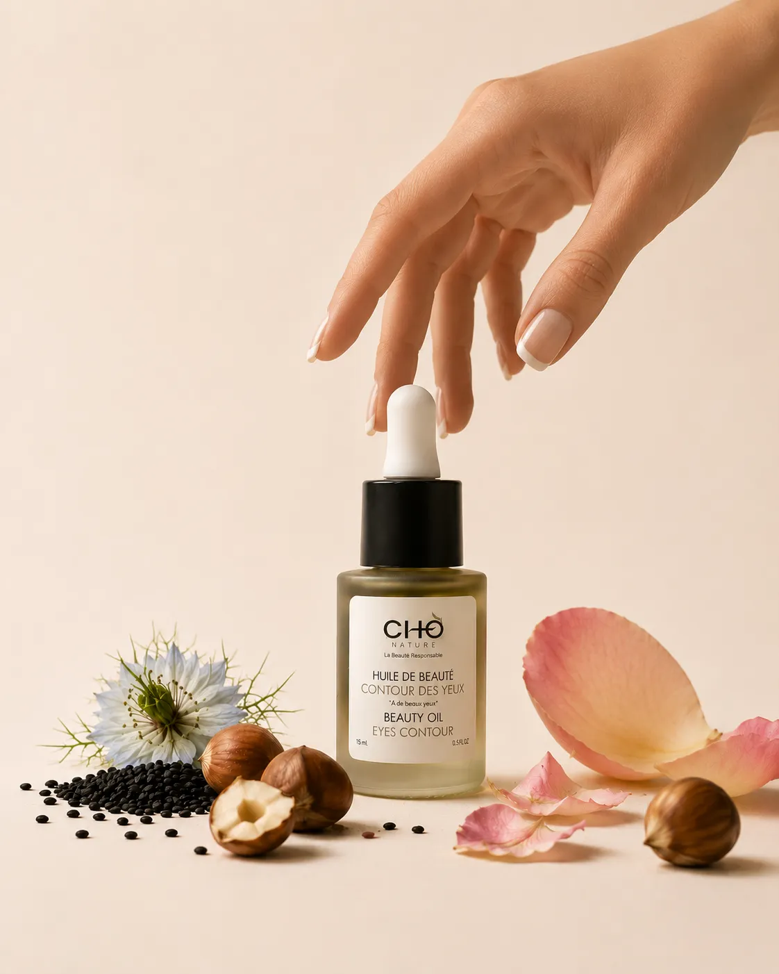 Packshot cosmétique généré par IA — Riviera Skills Studio
